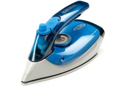 Żelazko turystyczne Black+Decker BXIR1000E (1000W; niebiesko-srebrny)