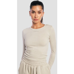 GymBeam Damska koszulka z długim rękawem Aura Grey