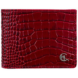 Mały portfel damski Canaletto z tłoczeniem krokodyla styl