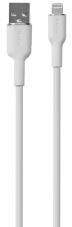 Puro Soft USB-A do Lightning 1,5m Biały Kabel