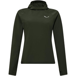 Salewa PUEZ SUN HOODIE W, M, dark olive