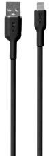 Puro Soft USB-A do Lightning 1,5 m Czarny