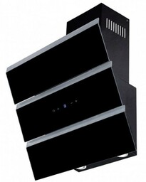 TOFLESZ Okap przyścienny 60cm CASCADA czarny mat 850m3/h