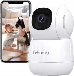 G-Homa Kamera do monitoringu 2K wewnątrz, 360 stopni,