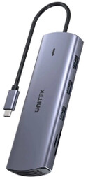 Unitek D1113A 9w1 100W Szary Hub USB
