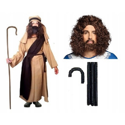 Zestaw Strój Józef Peruka Laska składana 110/116 3el