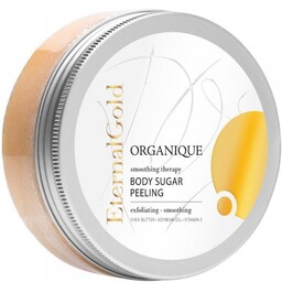 ORGANIQUE Eternal Gold Wygładzający peeling cukrowy do ciała
