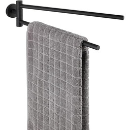 WENKO Wieszak na ręczniki Bosio czarny matowy