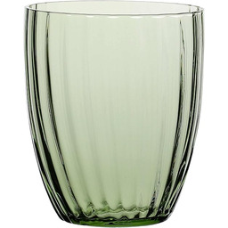 Rose&Tulipani zielony szklany kubek do picia, 310 ml,