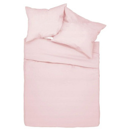 Pościel bawełniana 200x220 różowa jasna Jednobarwna
