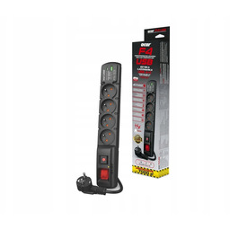 Listwa Acar Fa F4CZ3M W2440 (3 m) Czarny