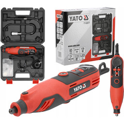 Mini Szlifierka 3,2mm Sieciowa 130W 83el. Regulacja Prędkości