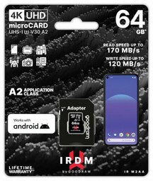 GOODRAM Karta pamięci microSD IRDM 64GB UHS-I U3