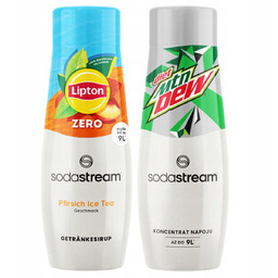 2x Syrop SodaStream Lipton Ice Tea Peach Zero