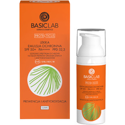 BASICLAB Protecticus Lekka emulsja ochronna SPF50+ P++++ PPD