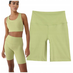 Spodenki Treningowe Damskie Legginsy Kolarki Szybkoschnące 4F Zielone