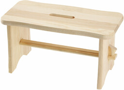 Taboret drewniany Falun 39 x 20 cm, naturalny