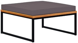 Edinos N Tapicerowana pufa z metalową podstawą F1-K96