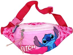 Różowa nerka, saszetka dla dzieci Disney Stitch