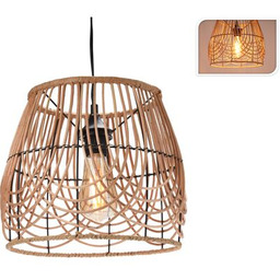 Lampa wisząca rattan 30 x 30 x 26