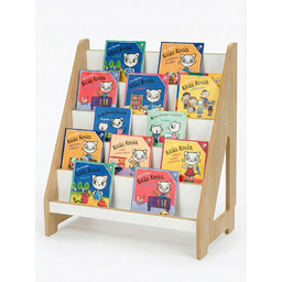 Obubu Biblioteczka Montessori Dąb/Biały na Książki Zabawki