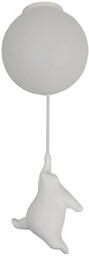 Yaskr Przysufitowa lampa kula Balu CL0110-S miś