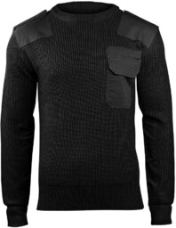 sweter WOJSKOWY BW PULLOVER BLACK