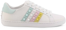 Sneakersy marki Guess model JACOBB-FL6JCB-LEA12. Kolor Biały, Obuwie