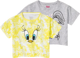 T-shirty dziecięce z bawełną, 2 sztuki Looney Tunes
