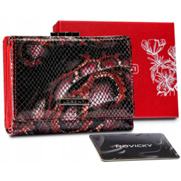 Skórzany damski portfel Lorenti 15-09-MSN RFID