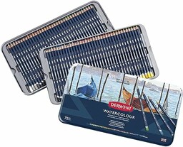Derwent, 72 Kredki Akwarelowe Derwent Watercolour Pencils,