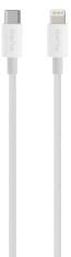 SBS Plain USB-C do Lightning 2m Biały Kabel