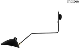 MOOSEE lampa ścienna kinkiet RAVEN czarna na ramieniu