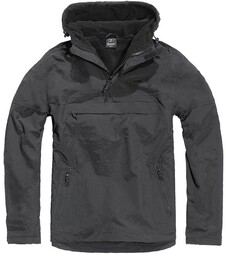 Brandit Kurtka Kangurka Zimowa Windbreaker Czarna - Czarny