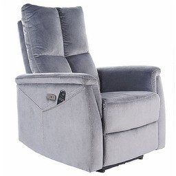 Fotel masujący z podgrzewaniem Neptun Szary Bluvel 14
