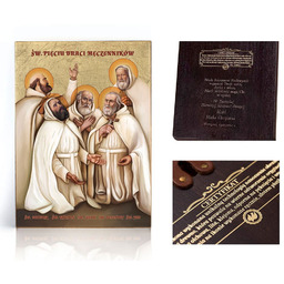Ikona religijna Pięciu Braci Męczenników (Pierwsi Męczennicy Polski)