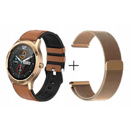 Smartwatch Maxcom FW43 Cobalt 2 Złoty 2 Paski