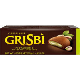 Grisbi Pistacchio - biszkopty z nadzieniem pistacjowym (135