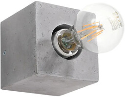 Lumes Kwadratowy kinkiet betonowy loft - EX648-Abes