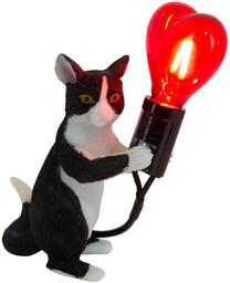 Yaskr Lampka nocna stojąca Gato TL0103 KOTEK serce