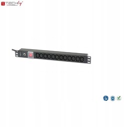 Techly Listwa zasilająca Rack19" do Ups Techl