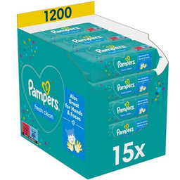 PAMPERS Chusteczki nawilżane Fresh Clean (1200 szt.)