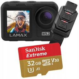 Kamera sportowa Lamax W9.2 Akcesoria Karta pamięci Sandisk