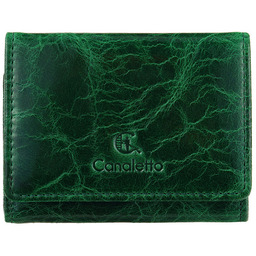 Mały portfel damski Canaletto ze skóry naturalnej licowej