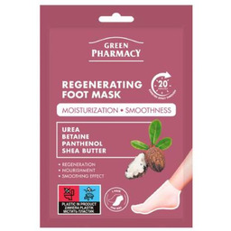 Green Pharmacy Maska regenerująca do stóp 2 x