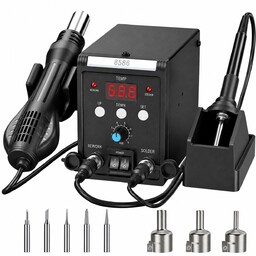 Stacja lutownicza spawarka 2w1 hot air 700W+60W