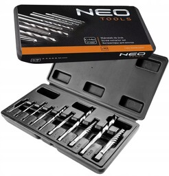 Wykrętaki do zerwanych śrub 10 szt. Neo 09-609