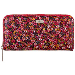 Czerwony Portfel Damski Skórzany BajuBaj Kolorowa Elegancja