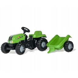 Traktor dla dzieci jeździk Rolly Kid z przyczepą