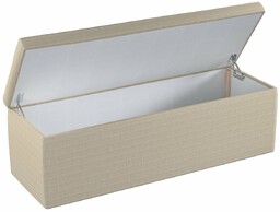 Skrzynia tapicerowana, beżowy, 90 x 40 x 40